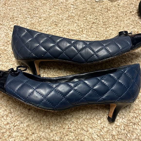 FS/NY navy kitten heels - Picture 4 of 5